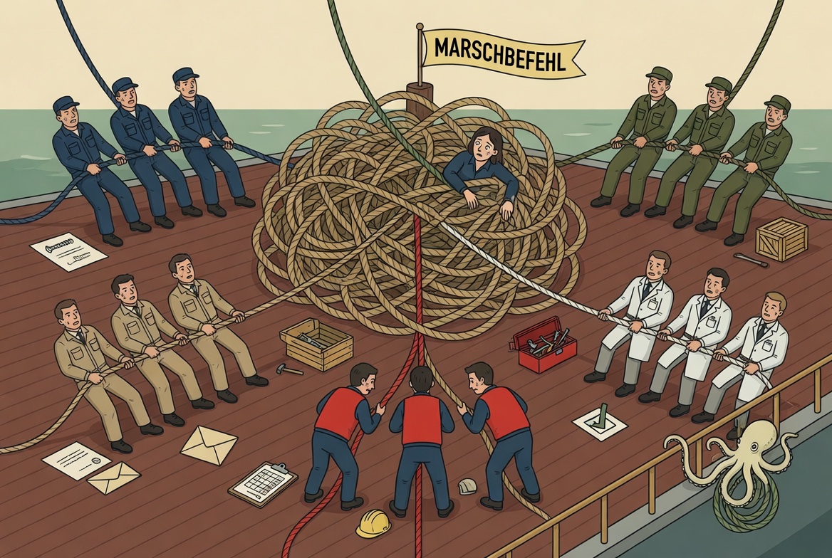 Der Knoten im Tau